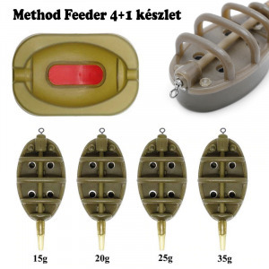 Method-Feeder 4+1 szett vegyes