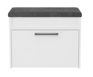 Drohmo Parma cipősszekrény üléssel és tárolóval, 60x49x35 cm, fehér