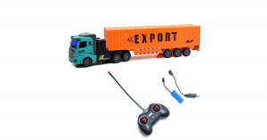 Távirányítós akkumulátoros export konténerszállító kamion