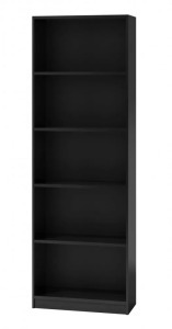 Baltrum R40 polcos szekrény, 40x182x30 cm, fekete