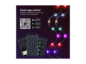 Bluetooth Dreamcolor LED fényfüzér - Karácsonyi és Party dekoráció - 10 méter 247