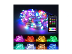 Bluetooth Dreamcolor LED fényfüzér - Karácsonyi és Party dekoráció - 10 méter 247