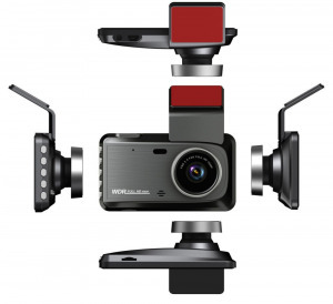 Autós menetrögzítő kamera tolatókamerával P6001