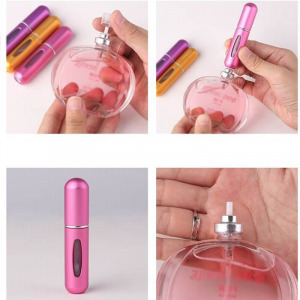 Utántölthető parfümszóró - Ezüst