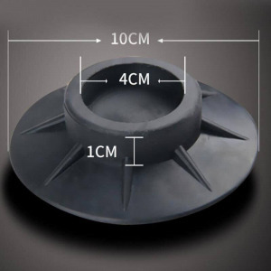 Rezgéscsillapító mosógép talp, csúszásgátló talpak (4 db)