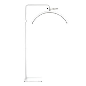 Moon, félhold alakú kozmetikai állólámpa, fehér