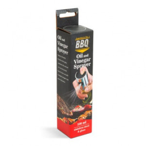 Olaj és ecet permetező spray - rozsdamentes acél, üveg - 100 ml (56287)