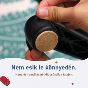 4db Szilikon bútor láb védő barna