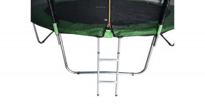 SmileSPORT 183cm külső hálós trambulin létrával -zöld