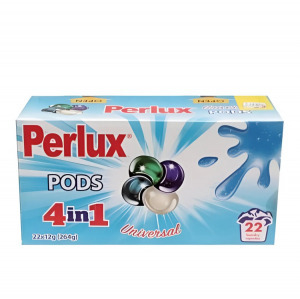 Perlux 4in1 Universal mosókapszulák - színes és fehér ruhákhoz (22 db)