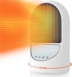 Talmage hordozható elektromos hősugárzó - 1200 W, 60°-os forgás