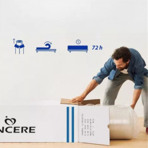 Sincere Come-Fore Black zsákrugós matrac 140x200 cm