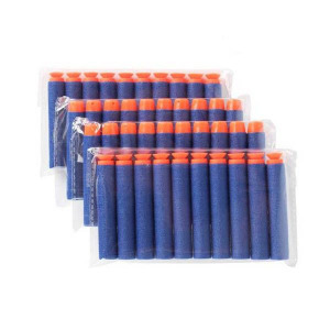 Világító játékfegyver hanggal, kék ajándék töltény szettel