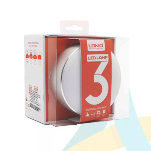 Ldnio éjjeli LED lámpa, éjszakai élet/alvás/olvasás mód, hideg fény, ezüst