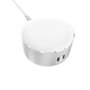 Ldnio éjjeli LED lámpa, éjszakai élet/alvás/olvasás mód, hideg fény, ezüst