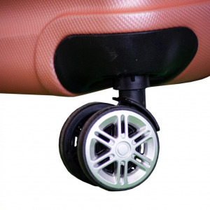 BeComfort L01-R-55, ABS, guruló, rosegold bőrönd 55 cm