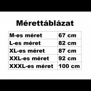 Fogyasztó öv, karcsúsító öv, alakformáló öv XXXL