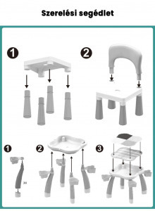 Buildmaster kreatív asztal pro gyerekeknek