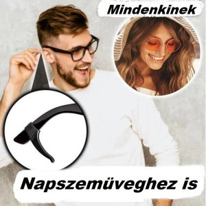 Szemüveg rögzítő fül, fekete