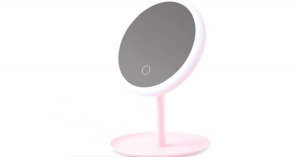 Tárolótálcás LED sminktükör