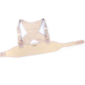 Monlové tartásjavító hátpánt - L/XL-es méretben bézs színben