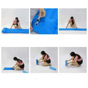 Kemping matrac, terepmintás