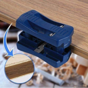 Bútorlap élfólia vágó, kétélű gyalu