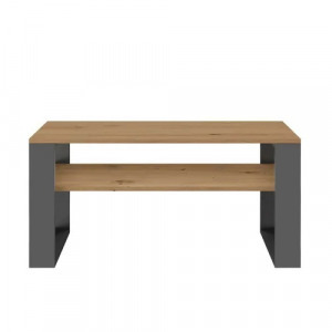 Riano MIX 1P dohányzóasztal, 50x90x58 cm, antracit-tölgy