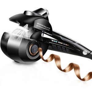 Gőzölős automata hajgöndörítő, hullámos, loknis göndör hajhoz