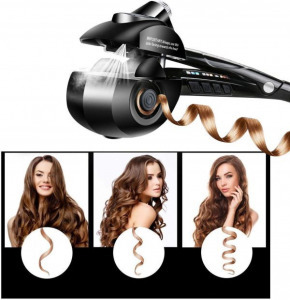 Gőzölős automata hajgöndörítő, hullámos, loknis göndör hajhoz