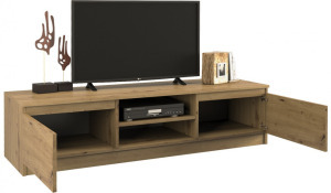 Shannan RTV140 TV állvány, 140x36x40 cm, tölgy