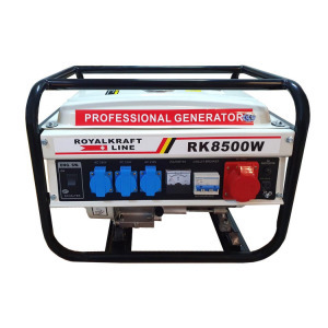 Royalkraft Line benzinmotoros áramfejlesztő, generátor RK8500W