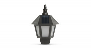 2 az 1-ben szolár fali lámpa, lánghatással, hidegfehér LED-del