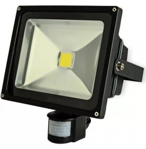 Mozgásérzékelős kültéren is használható vízálló led reflektor 100w