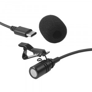 Univerzális mikrofon mobiltelefonokhoz, számítógépekhez -USB Type-C csatlakozóval
