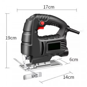 JigSaw egysebességes dekopírfűrész, 780W, 5 db fűrészlappal