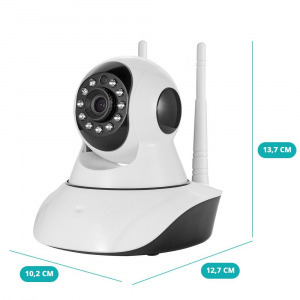 Mozgatható wifi kamera 2 antennával, P2P