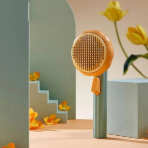 Kényeztető kisállat fésű, masszázs és szőreltávolító fésű