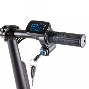 Elektromos Roller levehető üléssel, kosárral - fekete