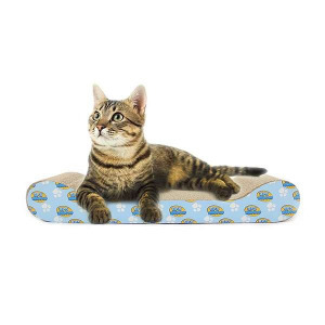 Karton macskabútor és kaparófa / menta illattal