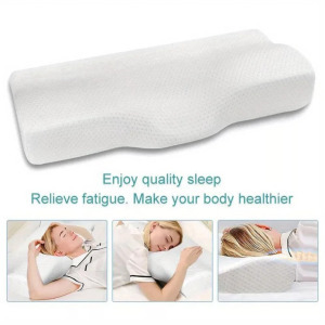 Memóriahabos ergonomikus párna barna