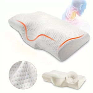 Memóriahabos ergonomikus párna barna