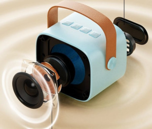 Vezeték nélküli karaoke szett, bluetooth 5.0, kék
