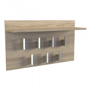 Odell 2F modern fogas, 70x40x20 cm, sonoma