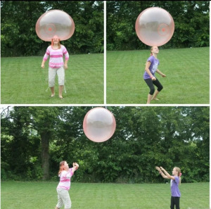 Felfújható Bubble Ball labda zöld