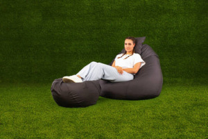 Kültéri All In XXL babzsákfotel garnitúra - babzsák+puff+ajándék párna