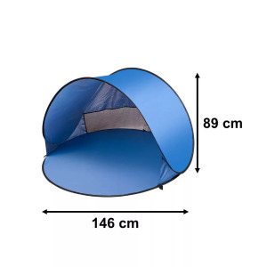 XL Pop-up strandsátor - 14- × -46 × 89 cm + hordtáska