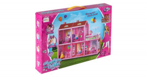 Villa, babaház, babával