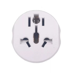 Utazó adapter, EU-s aljzatba, EU/UK+AU+USA, fehér
