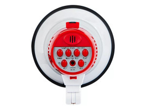 Kézi hordozható megafon MP-515, 20 W, beépített sziréna és mikrofon
